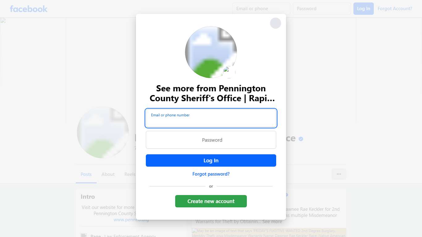 Pennington County Sheriff's Office Rapid City SD Facebook