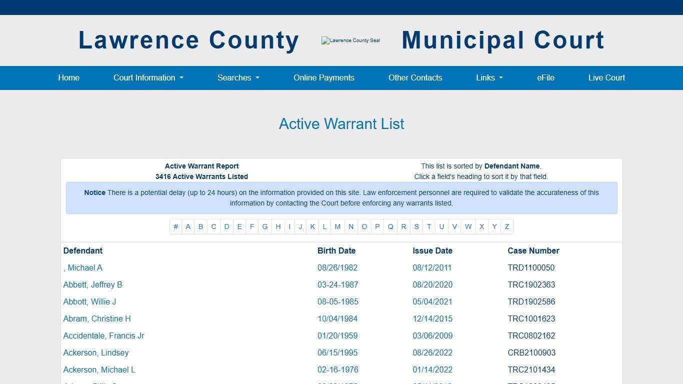 Lawrence County Municipal Court