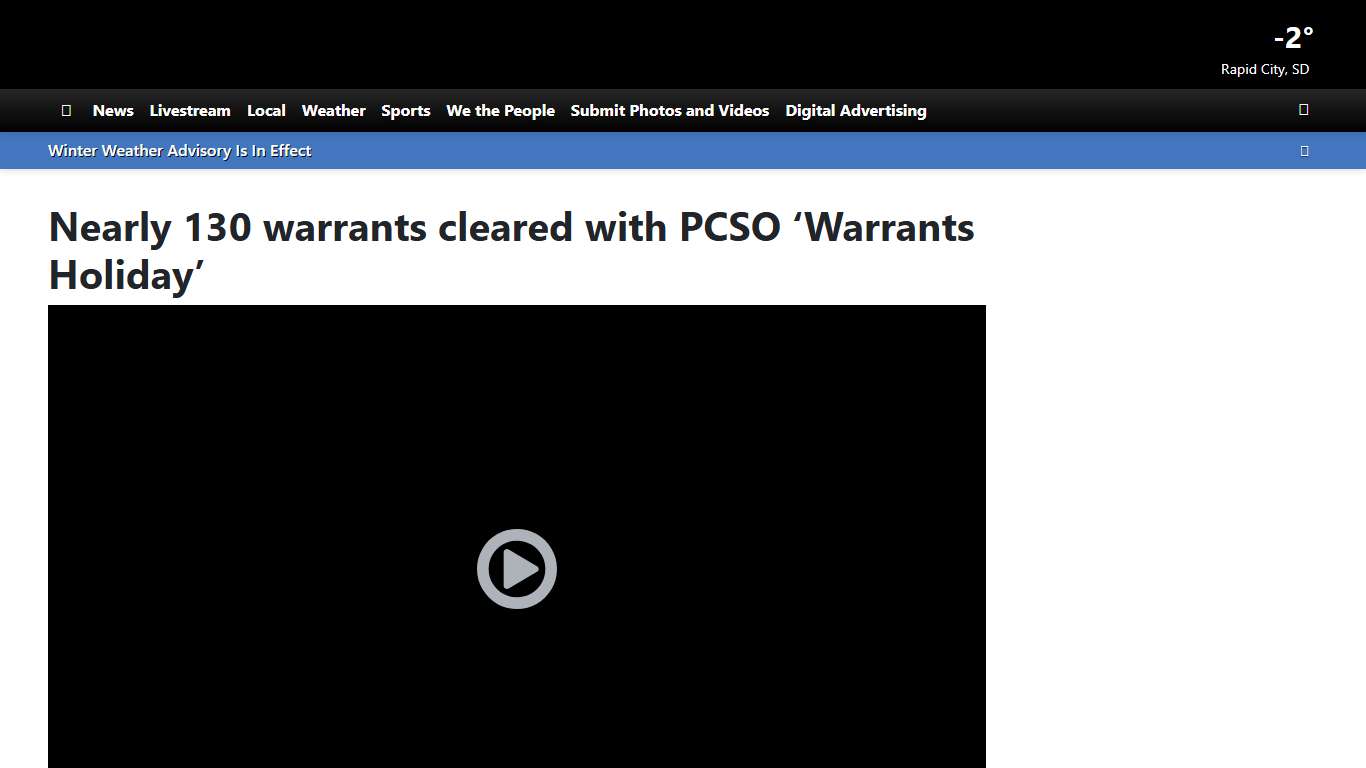 Nearly 130 warrants cleared with PCSO ‘Warrants Holiday’
